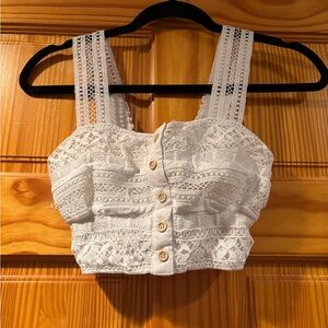 Japna White Swim Coverup